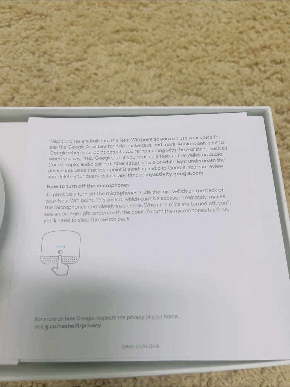 Google Nest Wifi Mesh System - White